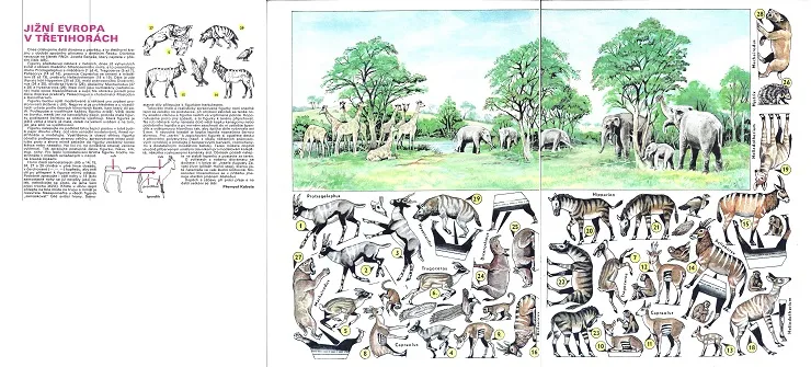 Dioráma Južná európa v treťohorách